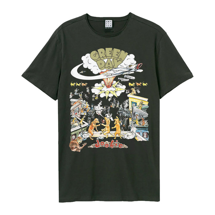 Green Day Dookie Amplified Charcoal Medium Unisex T-Shirt