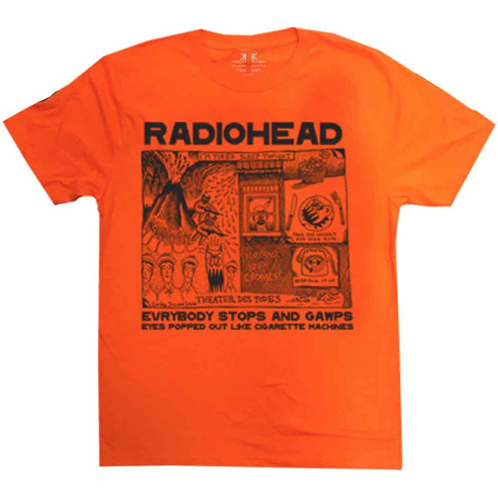 Radiohead Gawps Orange XX-Large T-Shirt