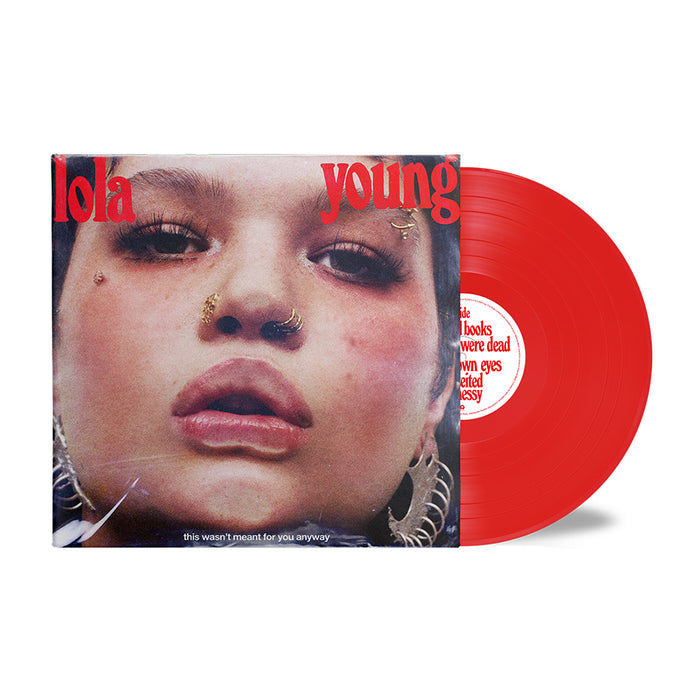 Lola Young This Wasn't Meant For You Anyway Vinyl LP Transparent Red Colour Due Out 07/02/25