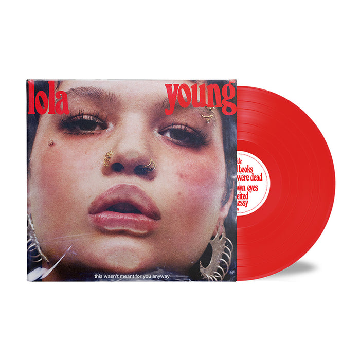 Lola Young This Wasn't Meant For You Anyway Vinyl LP Transparent Red Colour 2025