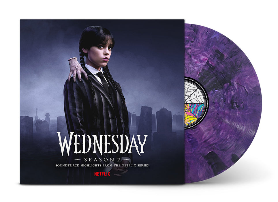 Wednesday: Season 2 (Original Soundtrack from the Netflix Series) Vinyl LP Purple & Black Blended Transparent Colour 2025
