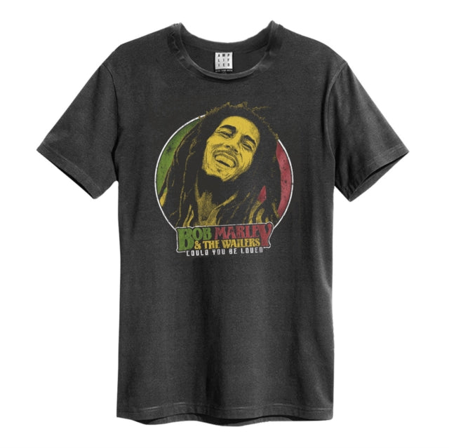Bob Marley Could You Be Loved Charcoal Grey Small T-Shirt