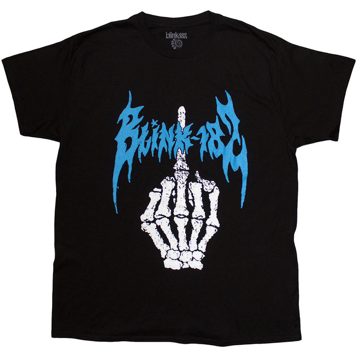 Blink-182 Middle Finger Black Small T-Shirt