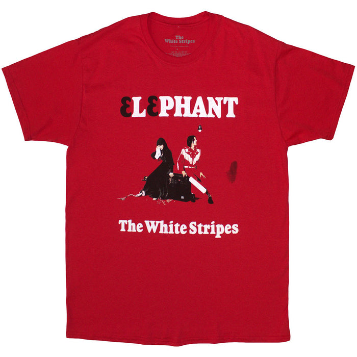 The White Stripes Elephant Red Large T-Shirt
