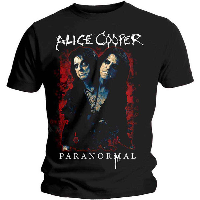 Alice Cooper Paranormal Splatter Black Large T-Shirt