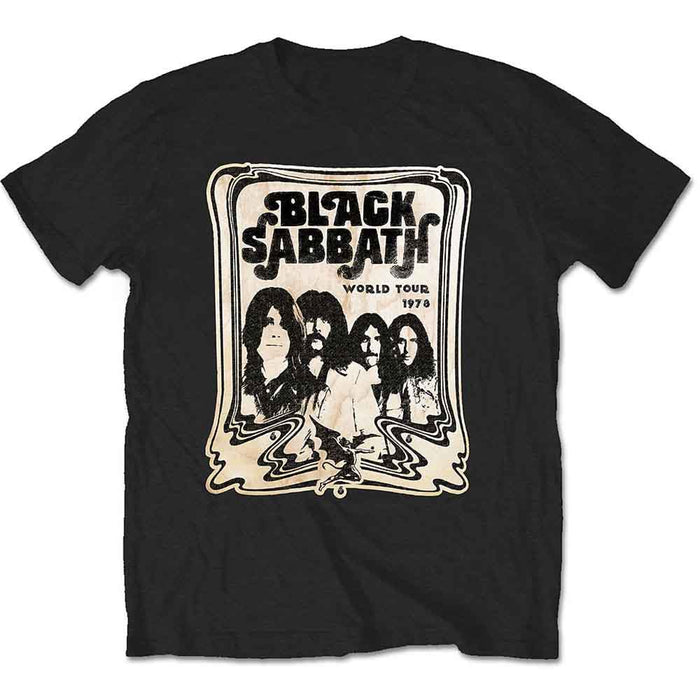 Black Sabbath World Tour 1978 Black X-Large T-Shirt