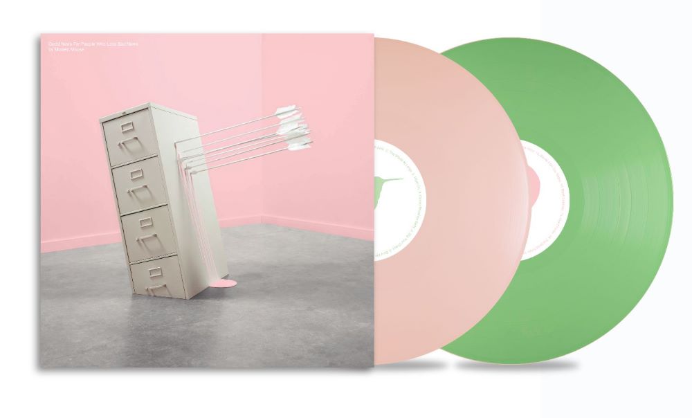 Modest Mouse Good News For People Who Love Bad News Vinyl LP Baby Pink & Opaque Spring Green Colour 2024