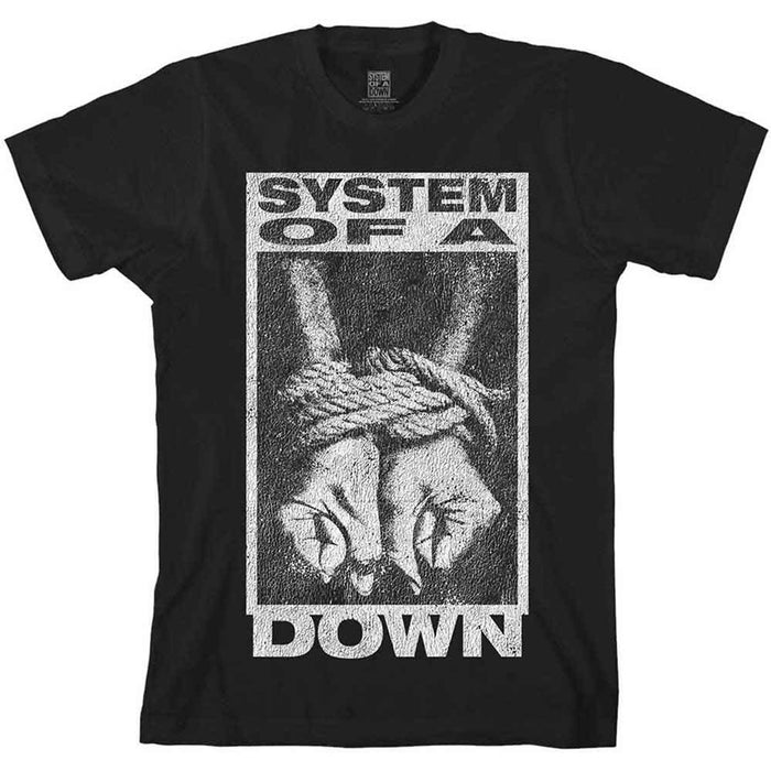 System Of A Down Ensnared Black Large T-Shirt