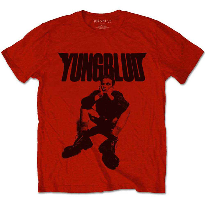 Yungblud R-U-OK? Print Red Large T-Shirt