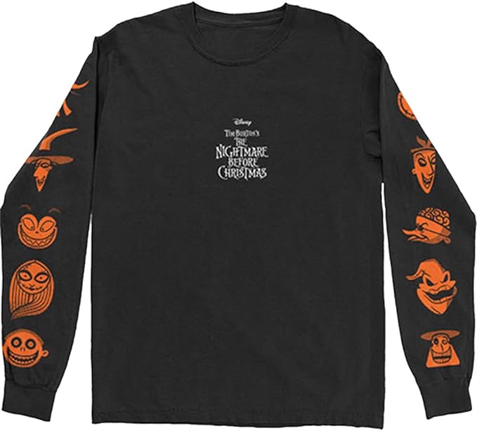 The Nightmare Before Christmas Long Sleeve X-Large Christmas T-Shirt