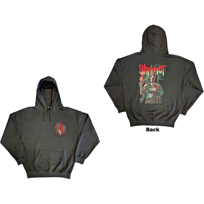 Slipknot Burn Me Away Grey Large Hoodie