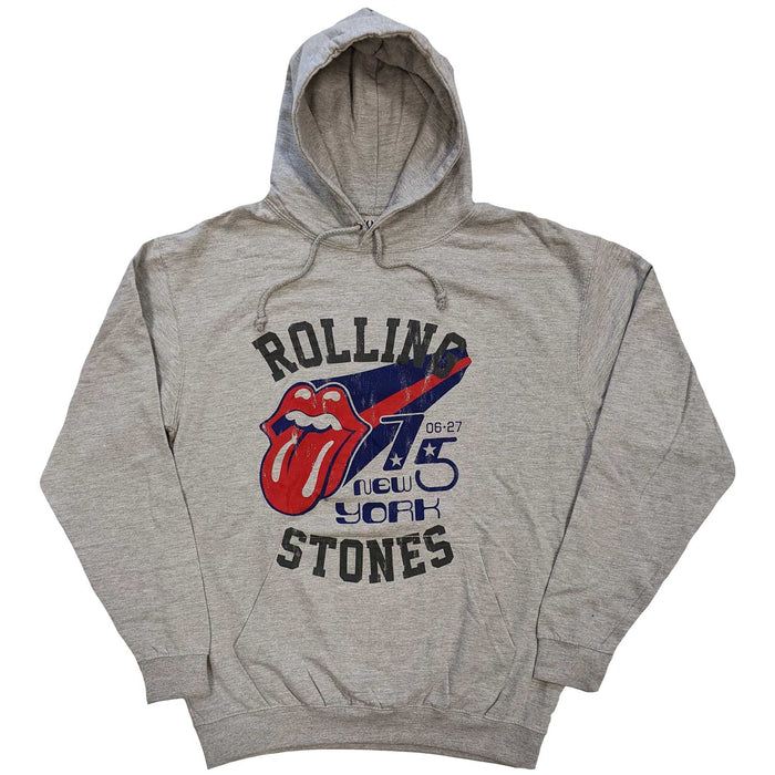 Rolling Stones New York 75 Grey Medium Unisex Hoodie