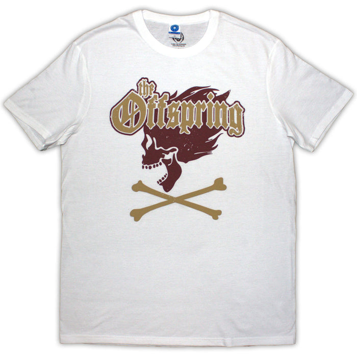 The Offspring Screaming Skull White X-Large T-Shirt