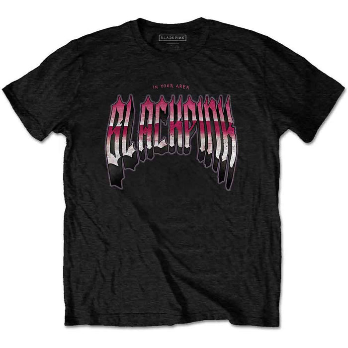 BLACKPINK Gothic Black X-Large T-Shirt