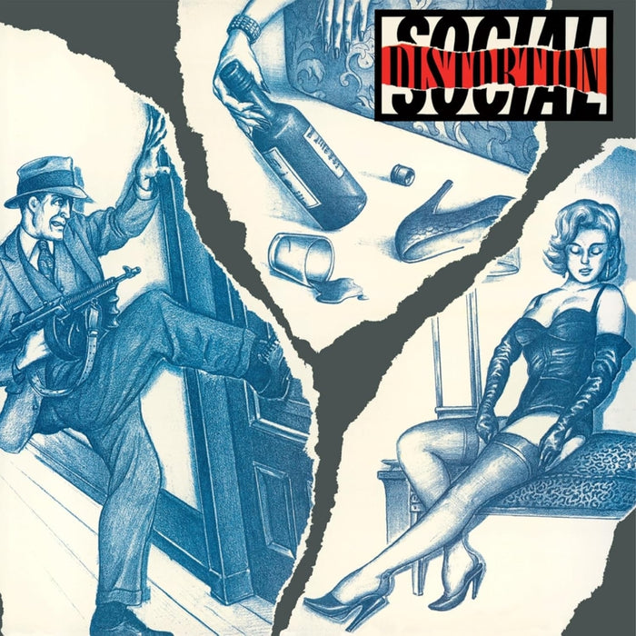 Social Distortion Social Distortion Vinyl LP Translucent Red, Black & White Marble Colour 2026