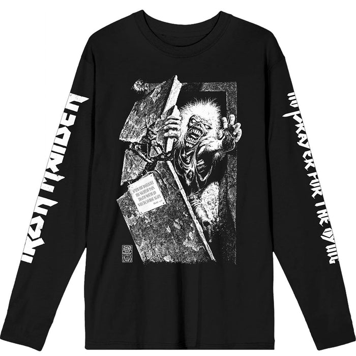 Iron Maiden No Prayer Grave Isolated Black XX-Large T-Shirt