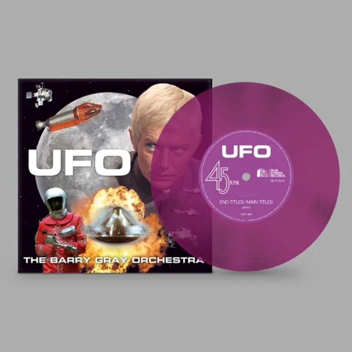 Barry Gray Ufo 7" Vinyl EP Transparent Violet Colour Vinyl RSD 2024