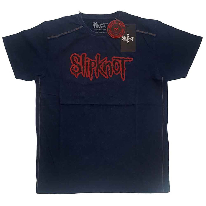 Slipknot Snow Wash Navy Blue Small Unisex T-Shirt