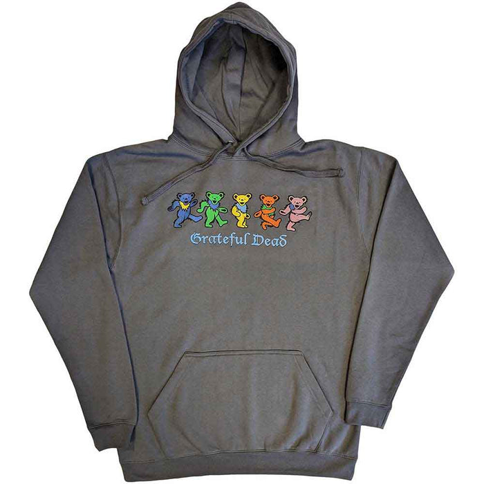 Grateful Dead Dancing Bears Grey Large Hoodie