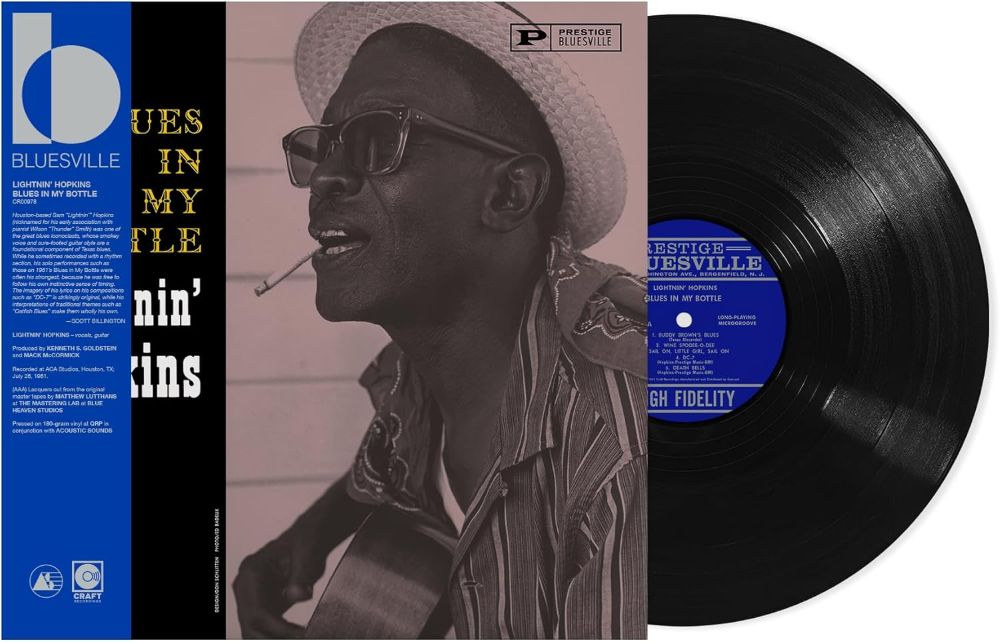 Lightnin' Hopkins Blues In My Bottle Vinyl LP 2026