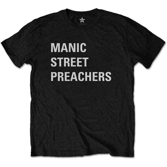 Manic Street Preachers Black Large Unisex T-Shirt