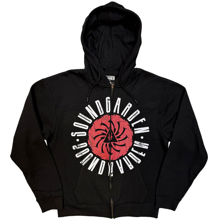 Soundgarden Black Medium Zipped Hoodie