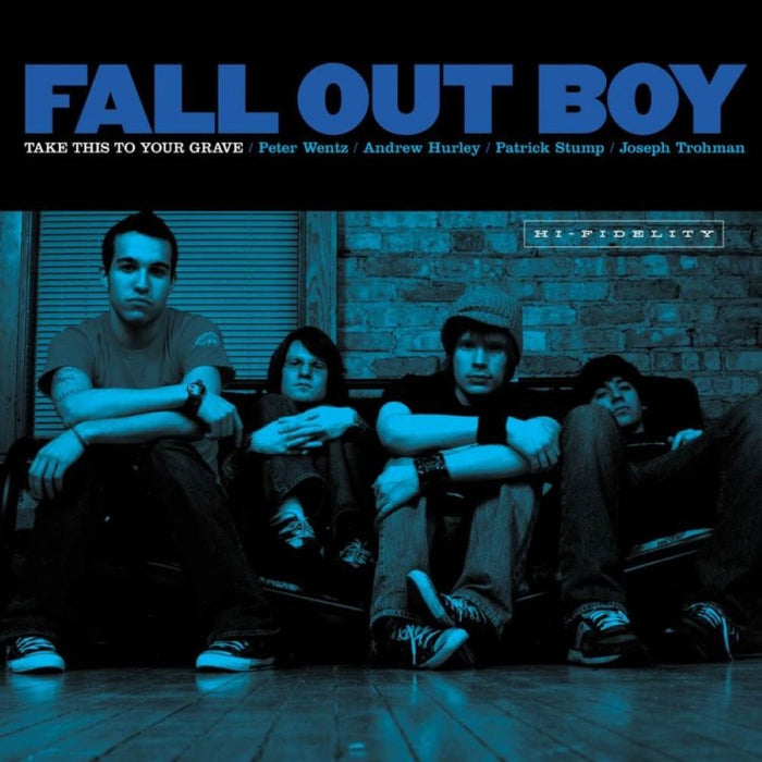 Fall Out Boy Take This to Your Grave Vinyl LP Blue Jay Colour 2023