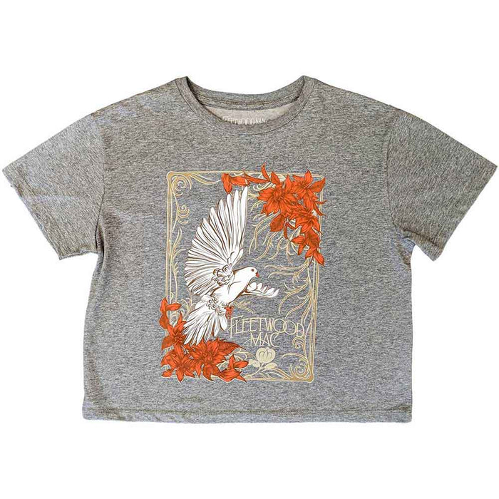Fleetwood Mac Dove Cropped Grey Ladies XX-Large T-Shirt