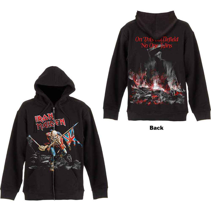 Iron Maiden Scuffed Trooper Medium Zipped Hoodie