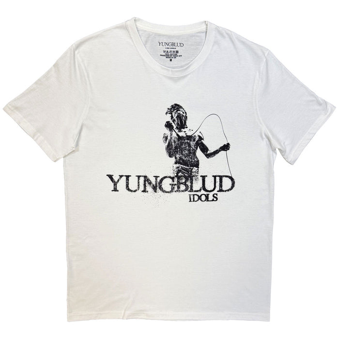 Yungblud Idols Mic White Medium T-Shirt