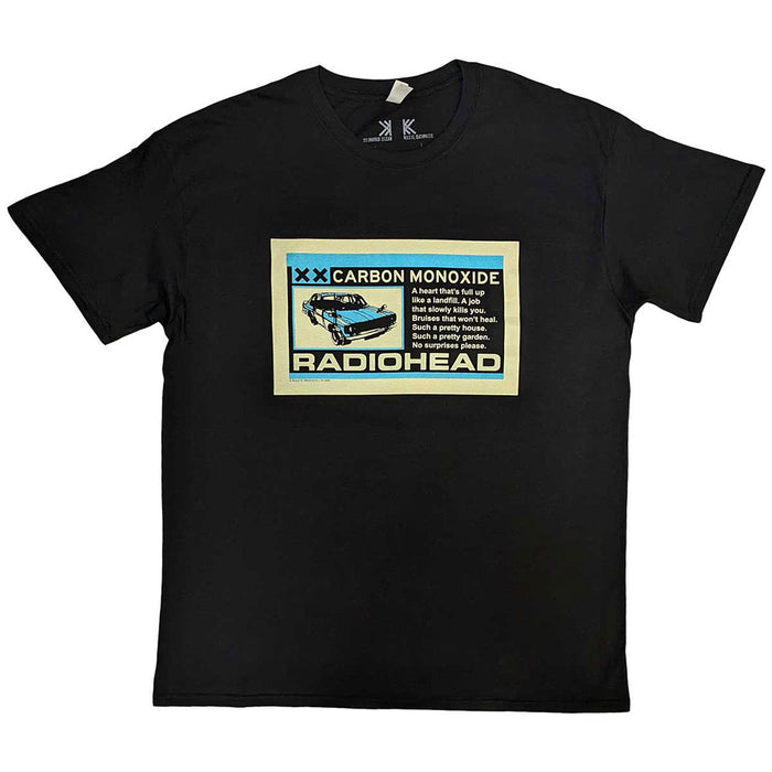 Radiohead Carbon Patch Black Small T-Shirt
