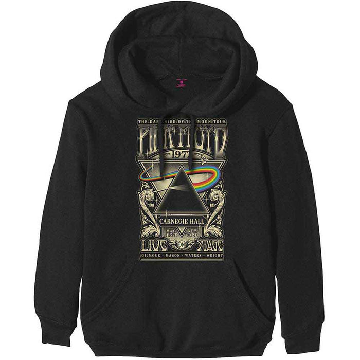 Pink Floyd Carnegie Hall Poster Black XX-Large Hoodie