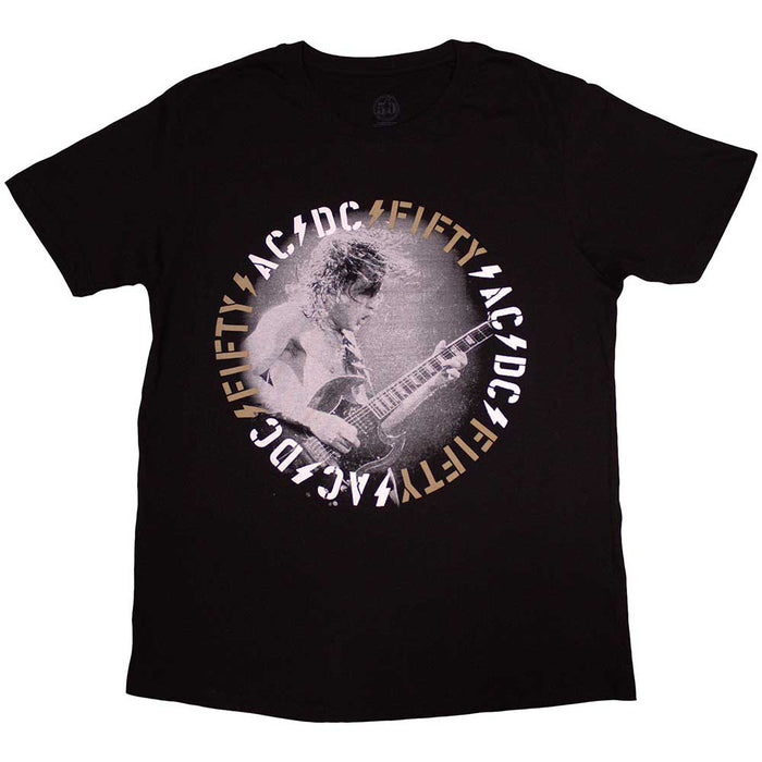 AC/DC Angus Live Black Small T-Shirt