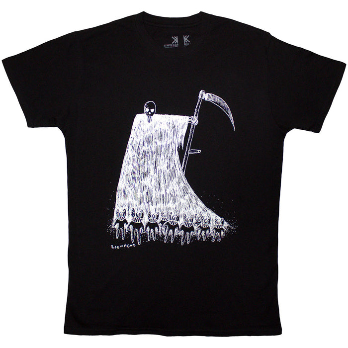Radiohead Grim Reaper Black Large T-Shirt
