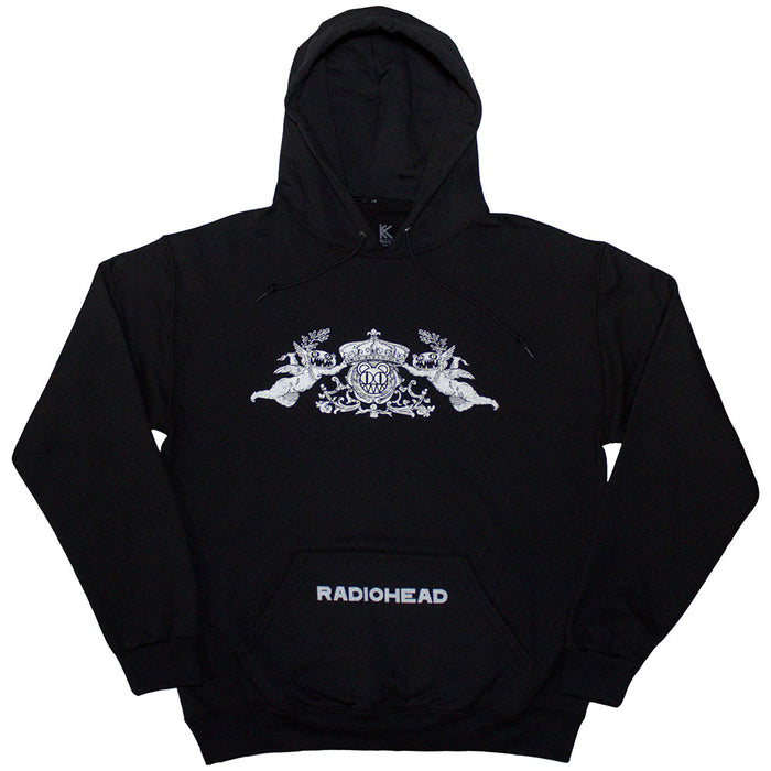 Radiohead Bearhead Crest Black X-Large Hoodie