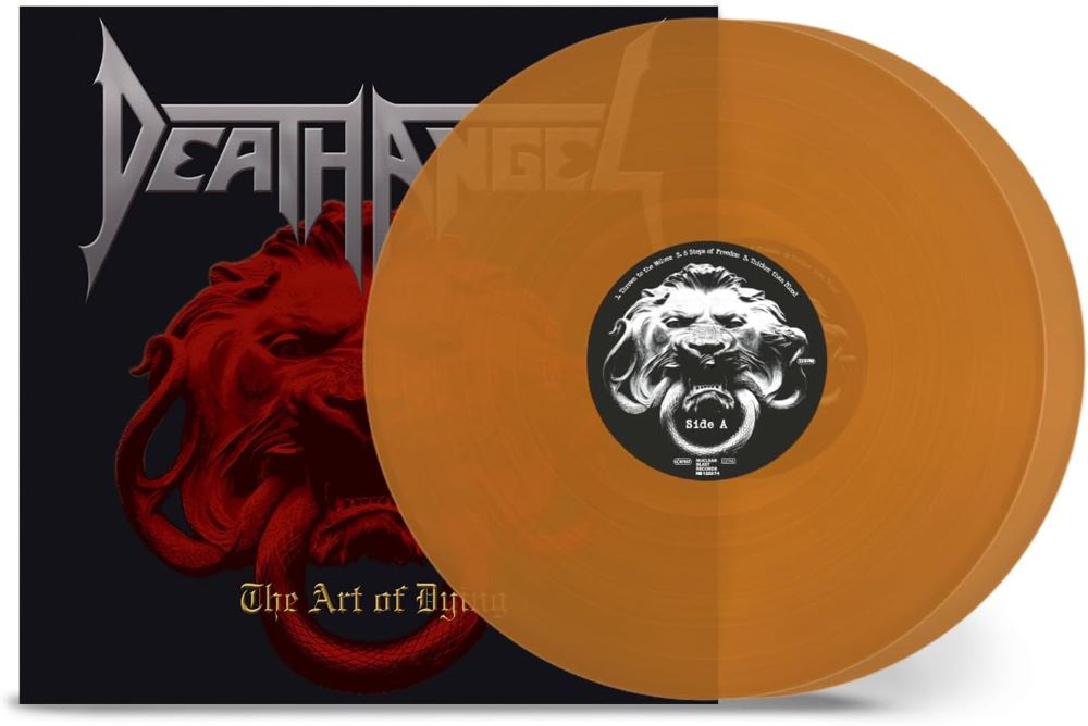 Death Angel The Art Of Dying Vinyl LP Transparent Yellow Colour 2024