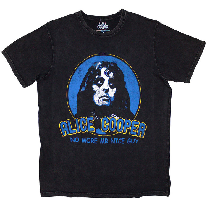 Alice Cooper No More Mr Nice Guy Wash Black Small T-Shirt