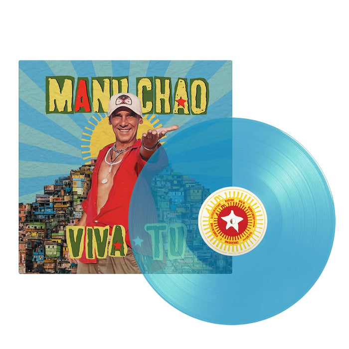 Manu Chao Viva Tu Vinyl LP Clear Blue Colour 2024