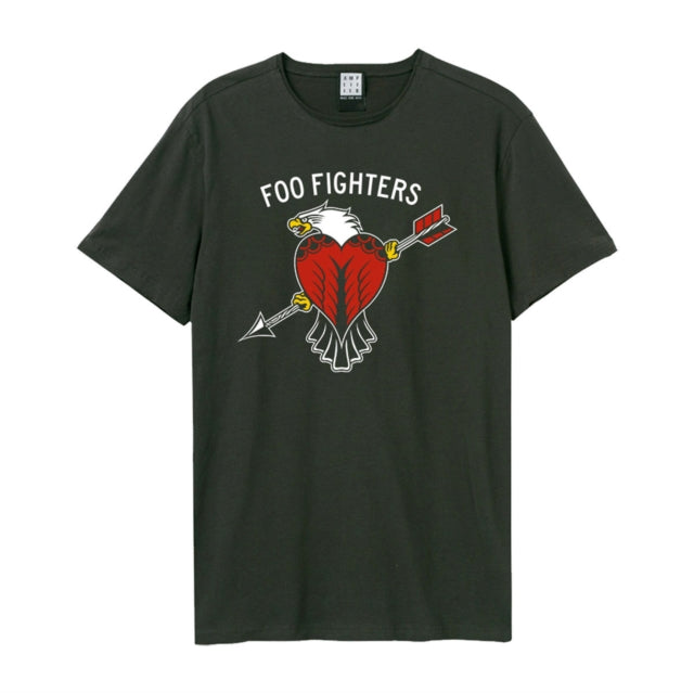 Foo Fighters Eagle Tattoo Amplified Charcoal X-Large Unisex T-Shirt