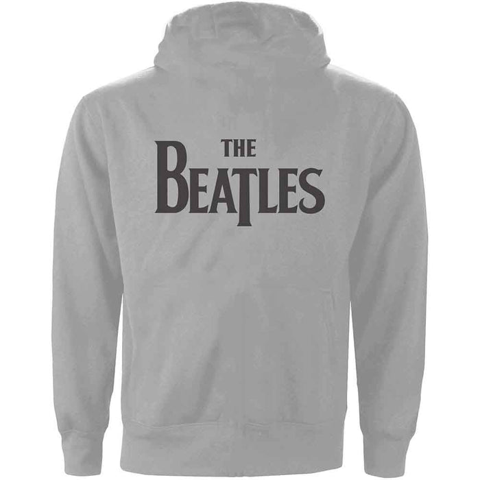 The Beatles Grey Medium Zipped Hoodie