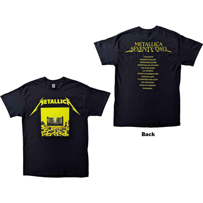Metallica 72 Seasons Squared Cover Black Small T-Shirt