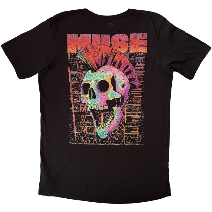 Muse Punk Skull Black Medium T-Shirt