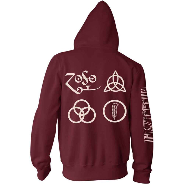 Led Zeppelin Symbols Small Hoodie