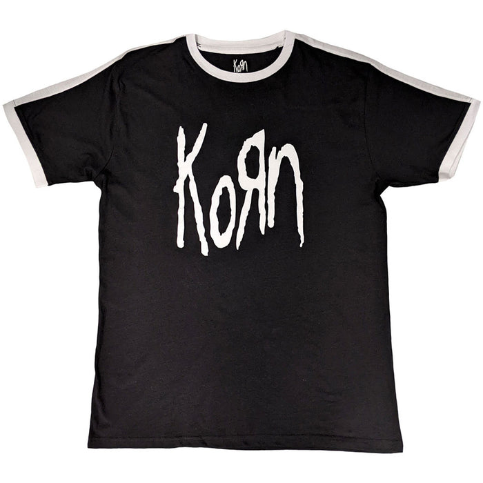 Korn Black Small Ringer T-Shirt
