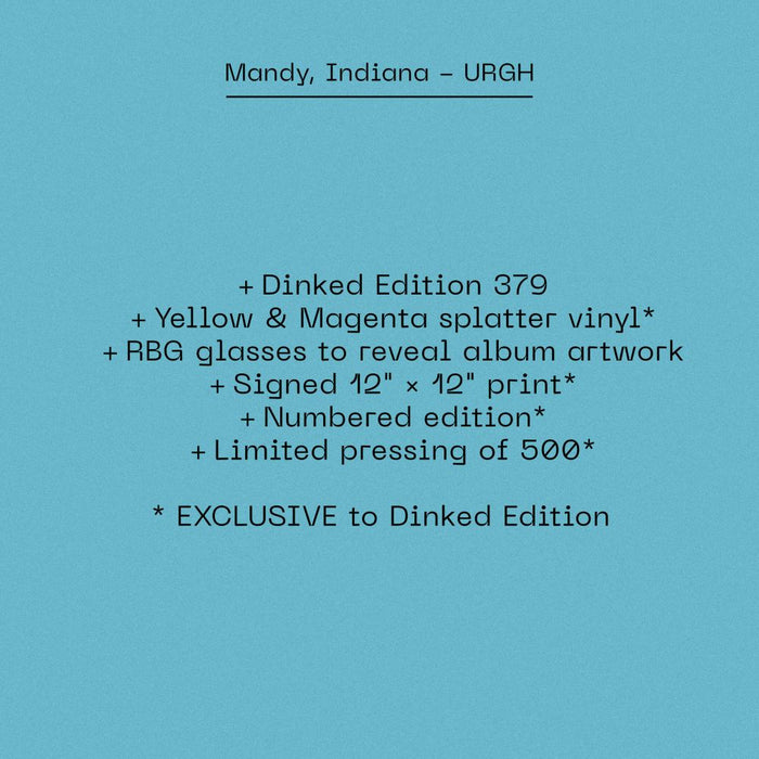 Mandy, Indiana URGH Vinyl LP 2026 Ltd Dinked Edition #338