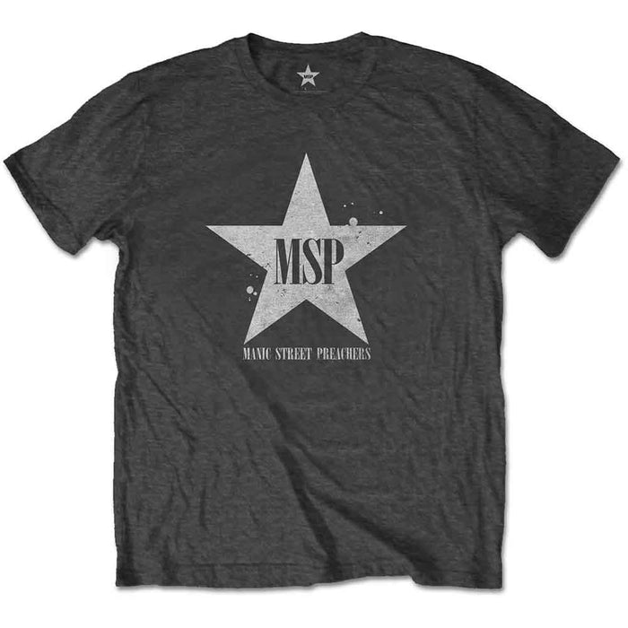 Manic Street Preachers Charcoal Grey X-Large Unisex T-Shirt