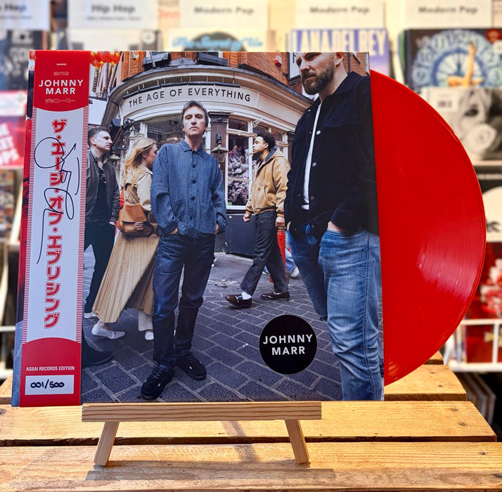 Johnny Marr The Age of Everything LP Signed Assai Obi Edition Red Colour 2026
