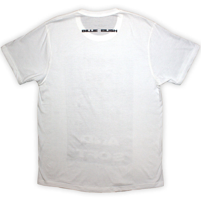 Billie Eilish Hit Me Hard And Soft Falling White Medium T-Shirt