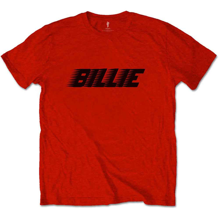 Billie Eilish Racer Logo & Blohsh Red X-Large T-Shirt