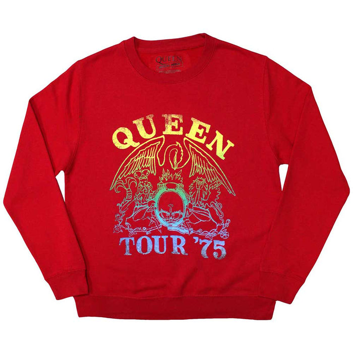 Queen Tour '75 Crest Oversized XX-Large Sweatshirt